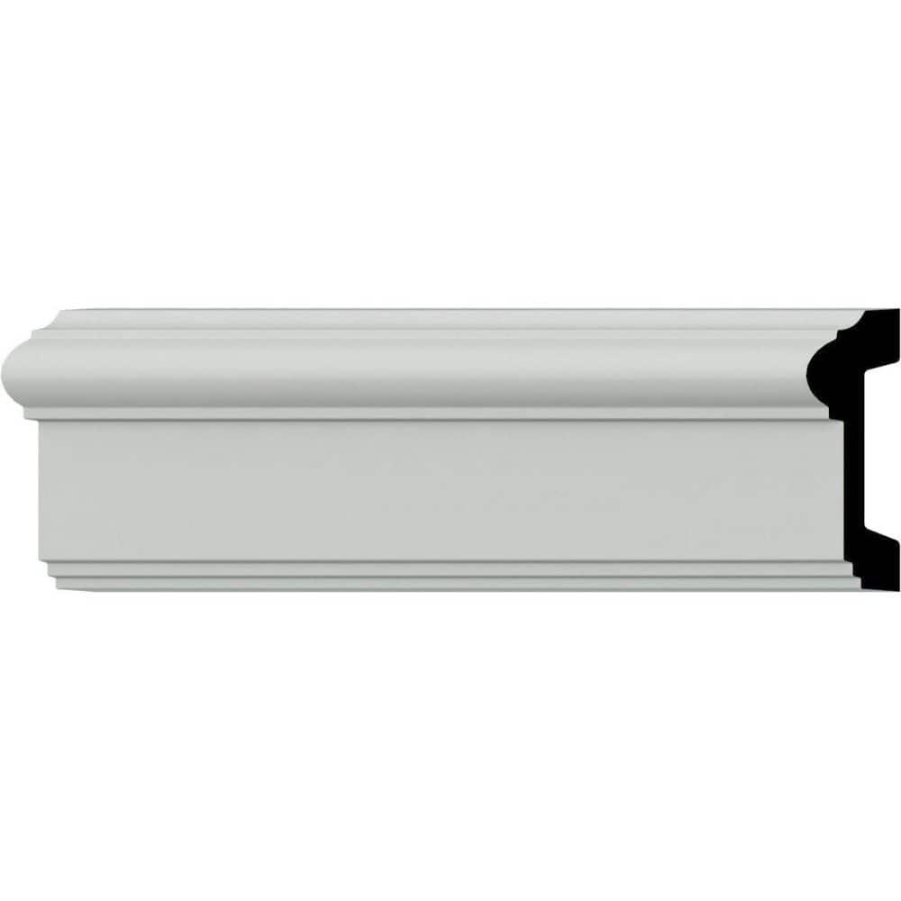 Ekena Millwork 3-3/4 in. x 1-1/4 in. x 94-1/2 in. Polyurethane Edwards Casing Moulding (1)