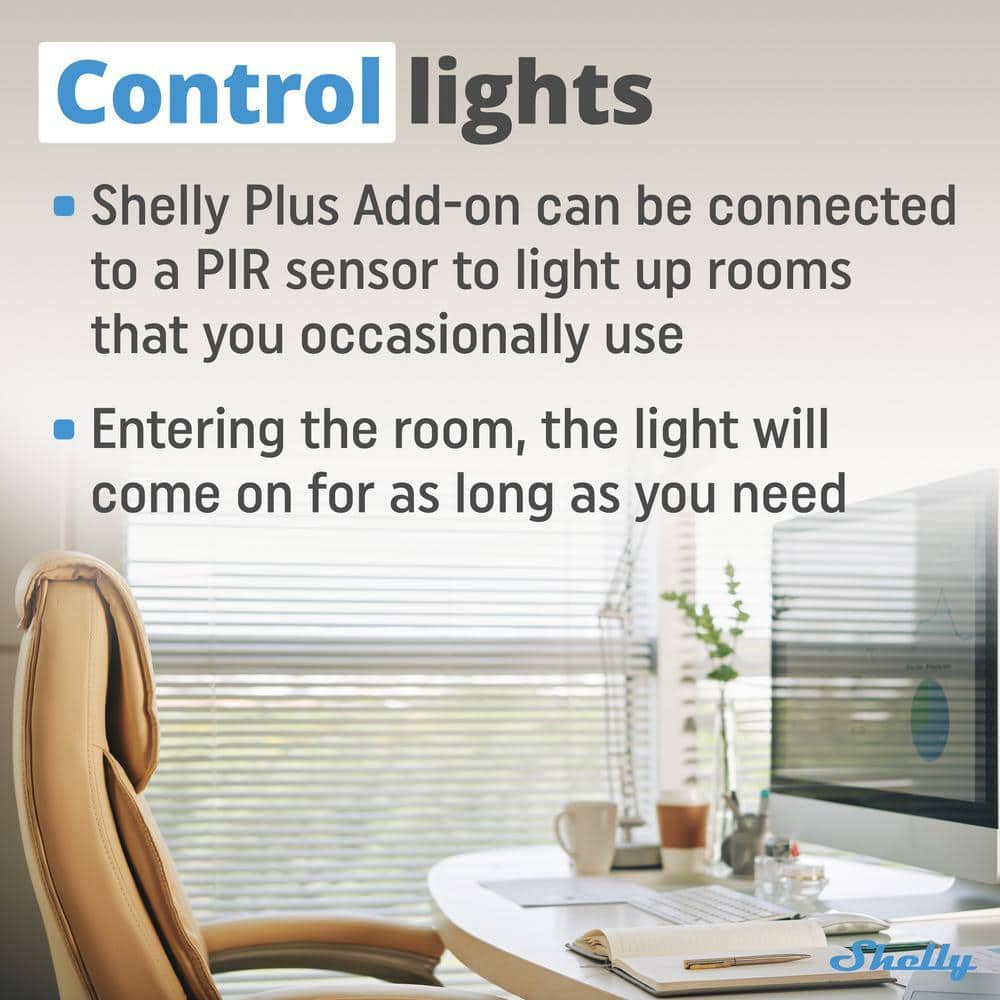 Shelly Plus Add-On, Galvanically Isolated Sensor Interface, Measure Temperature and Humidity, Home Automation (3)