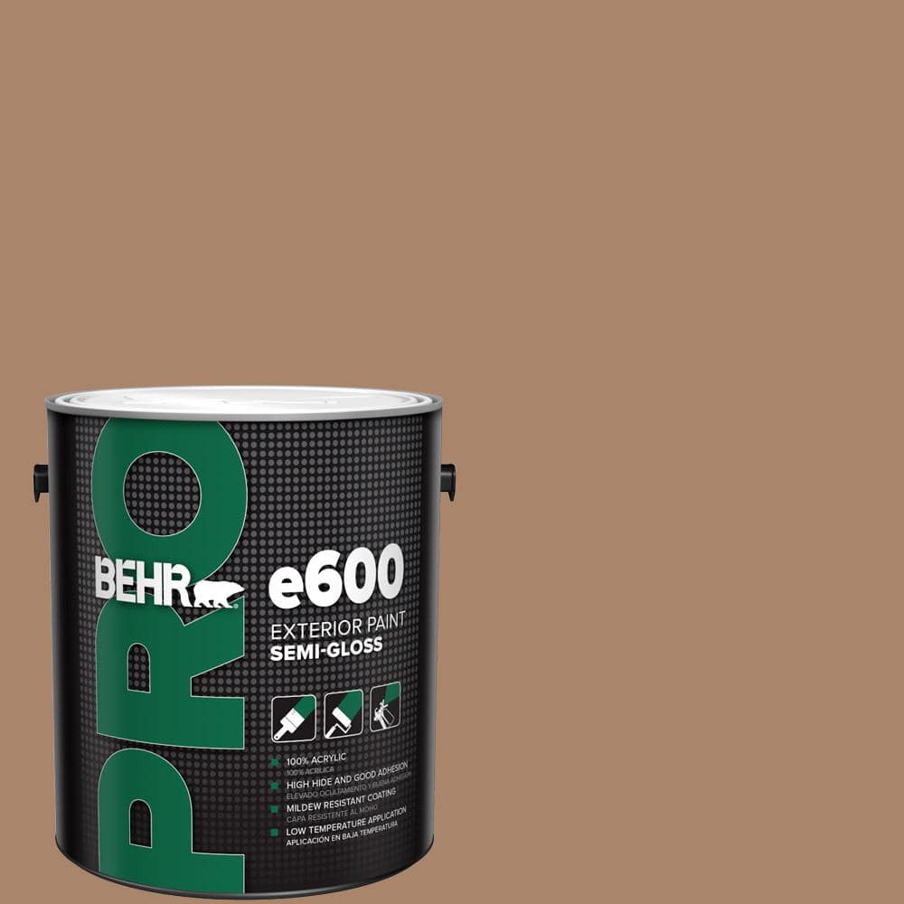 BEHR PRO 1 gal. #S220-5 Nutshell Semi-Gloss Exterior Paint