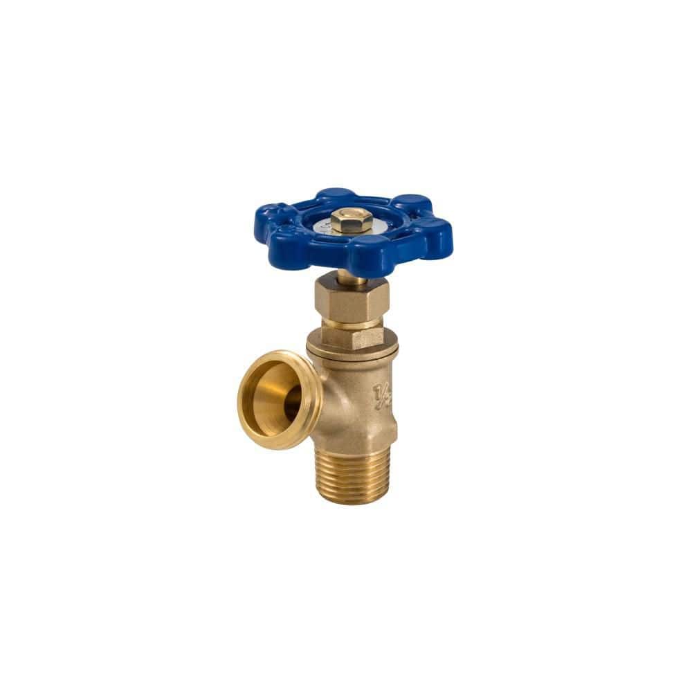 Everbilt 1/2 in. x 3/4 in. MPT x MHT Brass Boiler Drain Valve