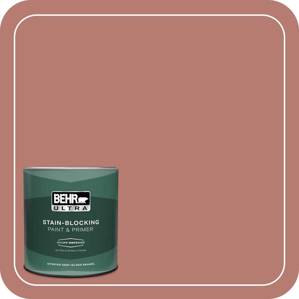 BEHR ULTRA 1 qt. #PPU2-10 Heirloom Extra Durable Semi-Gloss Enamel Interior Paint & Primer (1)