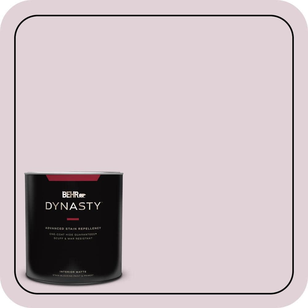 BEHR DYNASTY 1 Qt. #T15-7 Secret Blush Matte Interior Stain-Blocking Paint & Primer