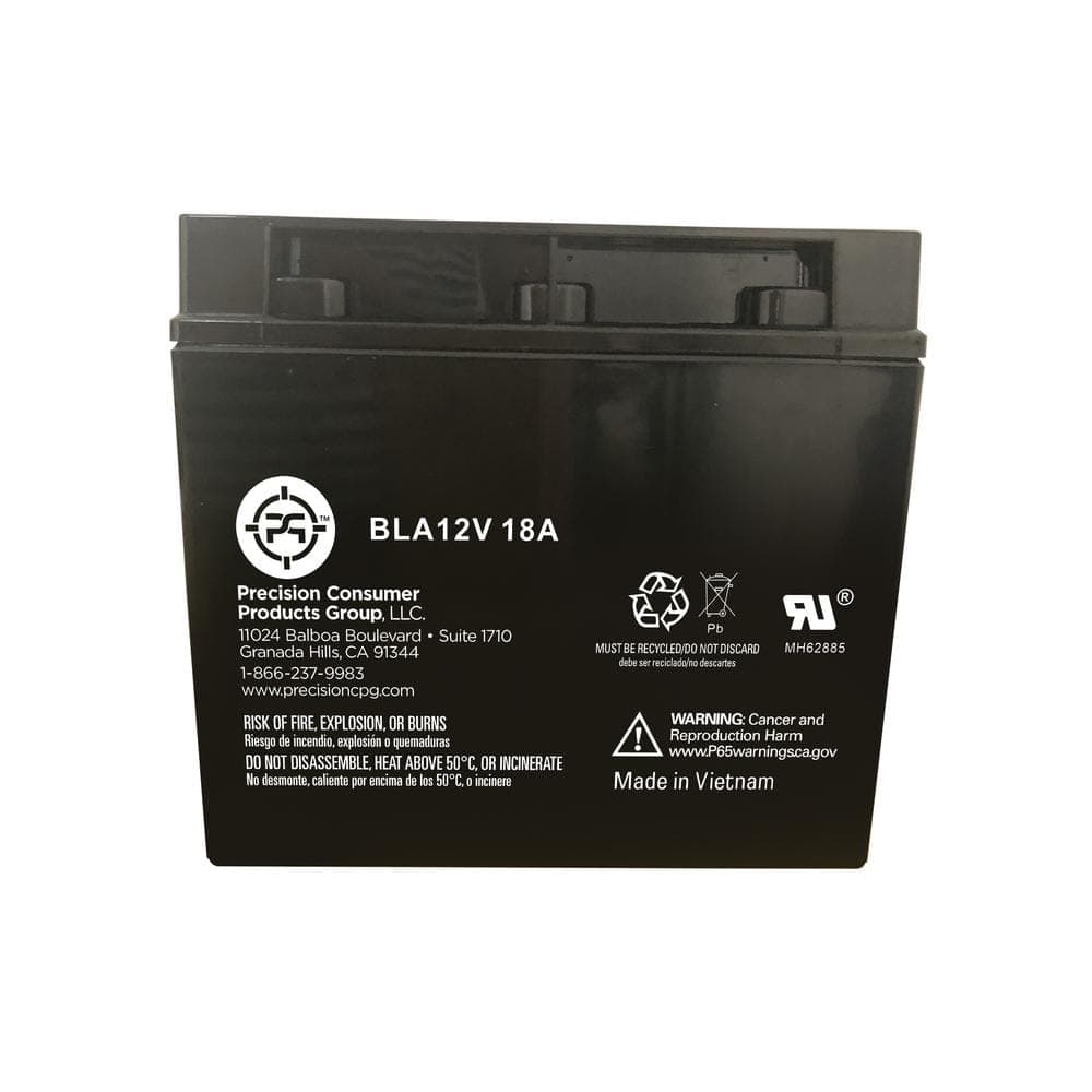 Unbranded 12-Volt 18 Ah Lead Acid Battery (3)