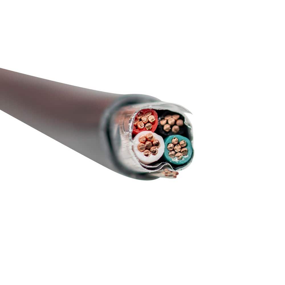 Southwire 500 ft. 18/4 Gray Stranded CU CL3R Shielded Security Cable (3)