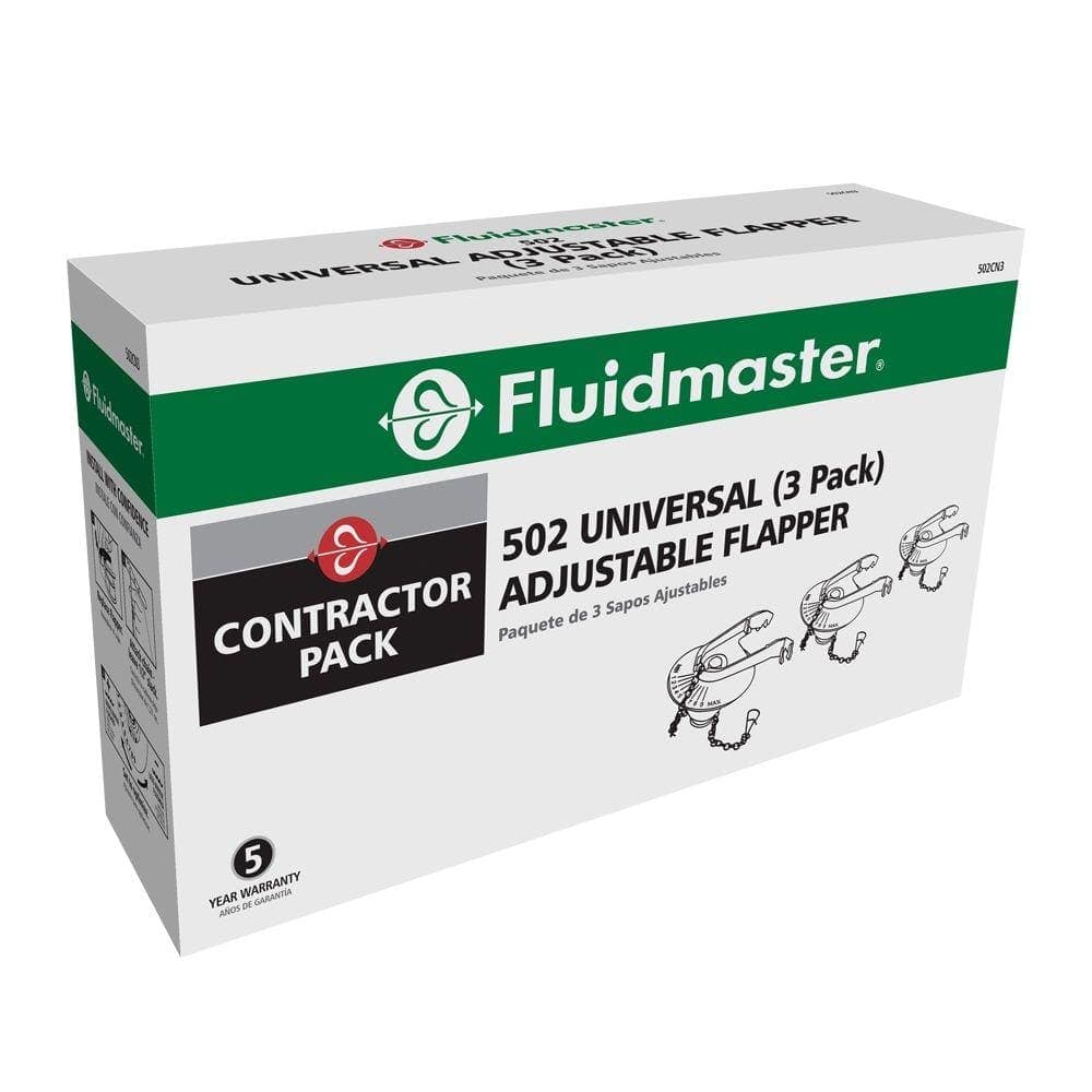 Fluidmaster 2 in. PerforMAX Universal High Performance, Water-Saving Toilet Flapper (Contractor 3-Pack) (3)