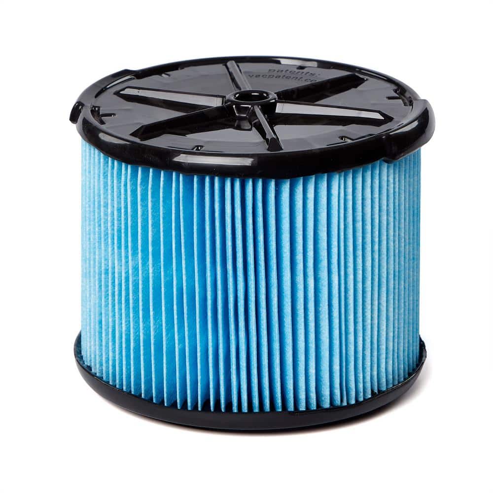 Genuine Fine Dust Pleated Paper Shop Vacuum Filter Replacement for Most 3-4.5 Gal. RIDGID Wet Dry Vacs (1-Pack) VF3500