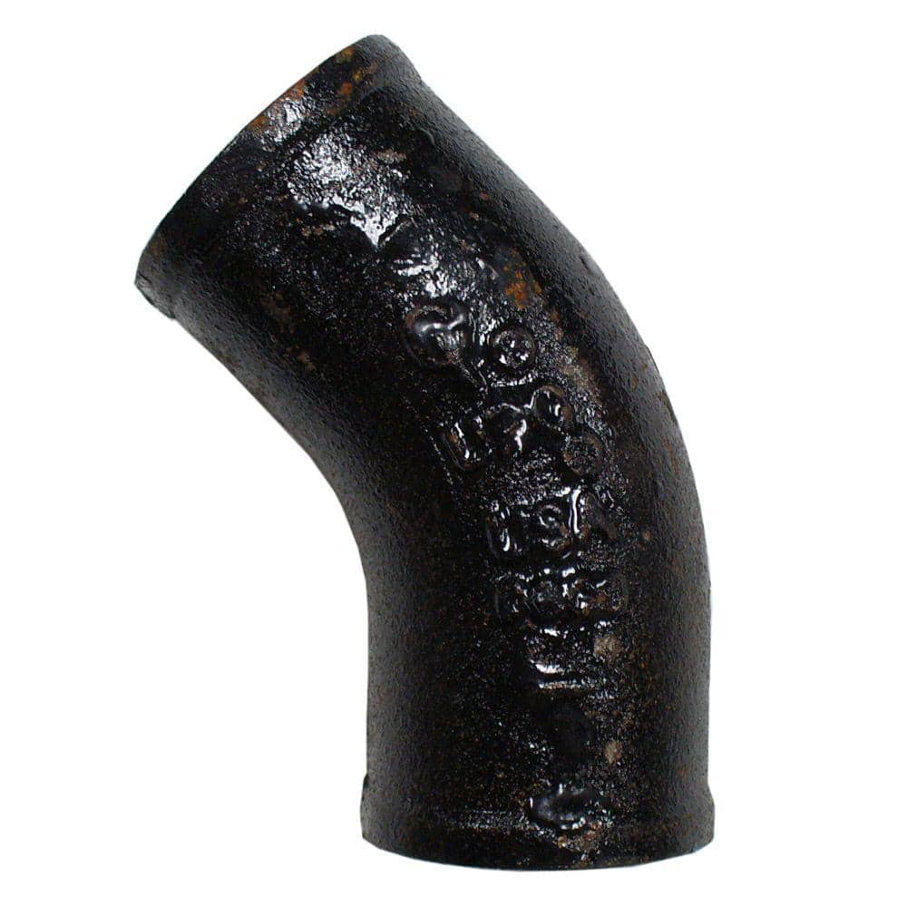 AB and I Foundry 2 in. Cast Iron 1/8 Bend