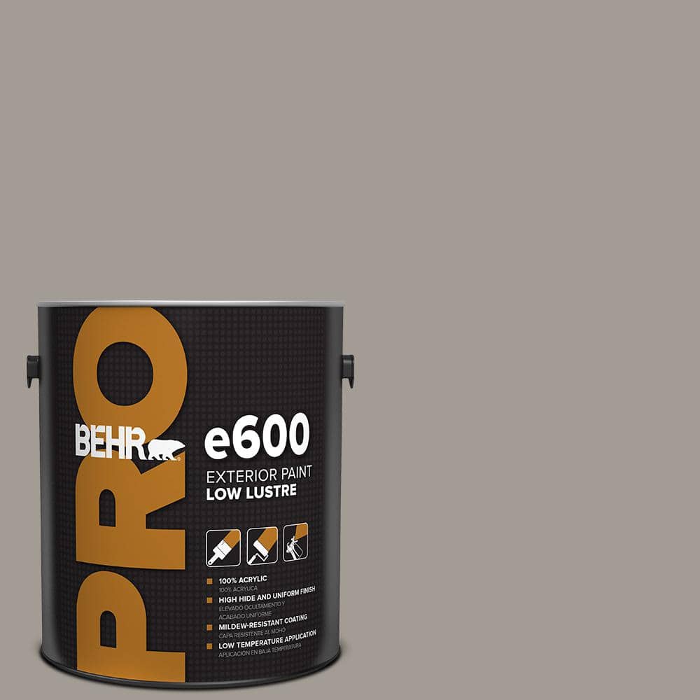 BEHR PRO 1 gal. #PPU18-15 Fashion Gray Low Luster Exterior Paint
