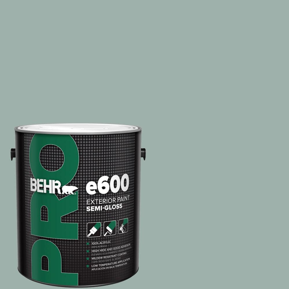 BEHR PRO 1 gal. #N430-3 Garden Vista Semi-Gloss Exterior Paint