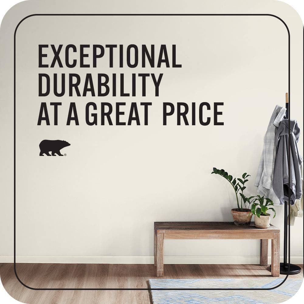 BEHR PREMIUM PLUS #BXC-32 Picket Fence White Enamel EcoMix Plant-Based & Primer (4)