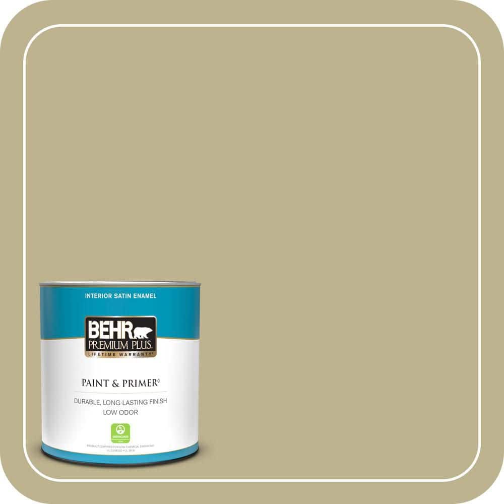 BEHR PREMIUM PLUS #PPU9-10 Wasabi Powder Enamel Low Odor & Primer (1)