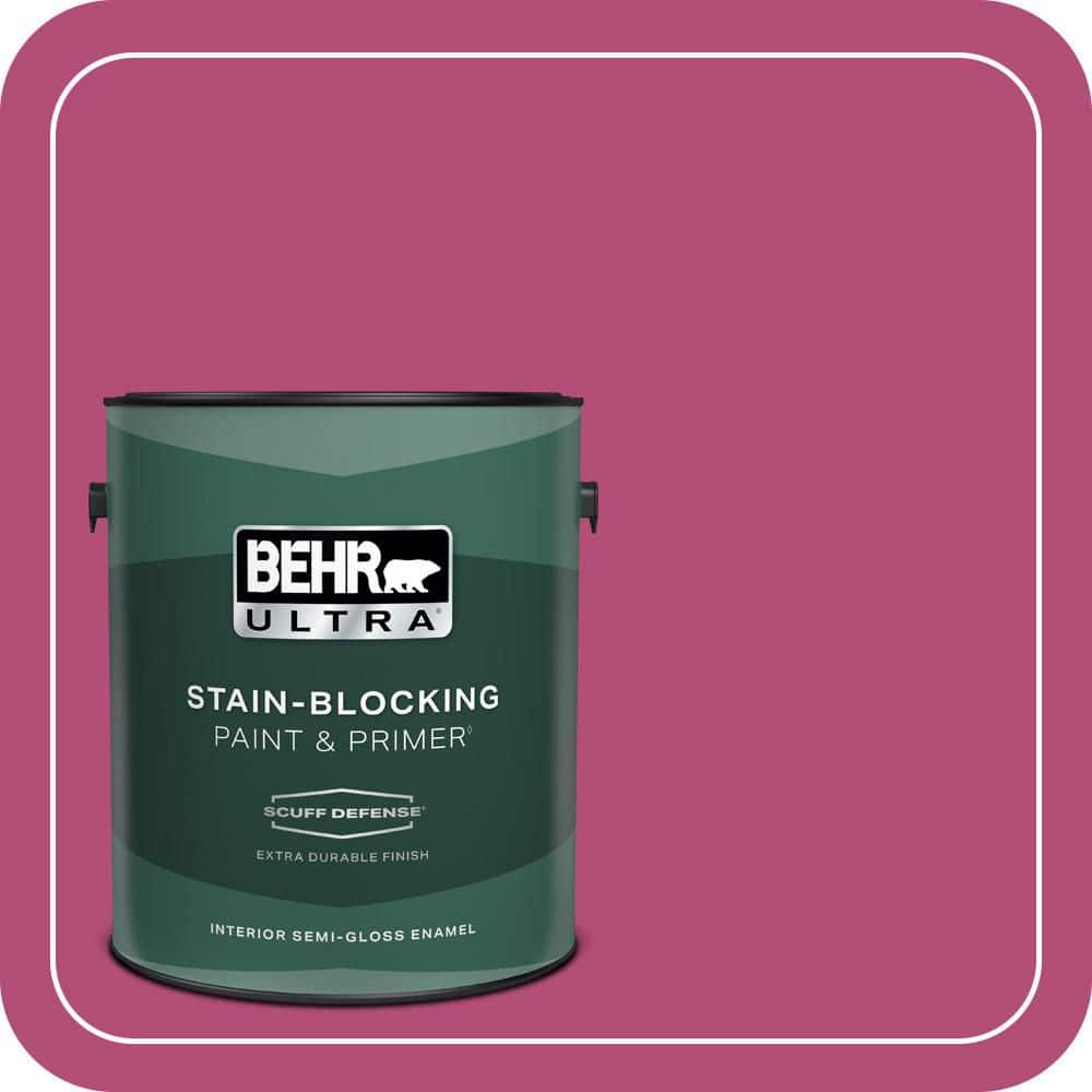 BEHR ULTRA 1 gal. #P120-6 Diva Glam Extra Durable Semi-Gloss Enamel Interior Paint & Primer