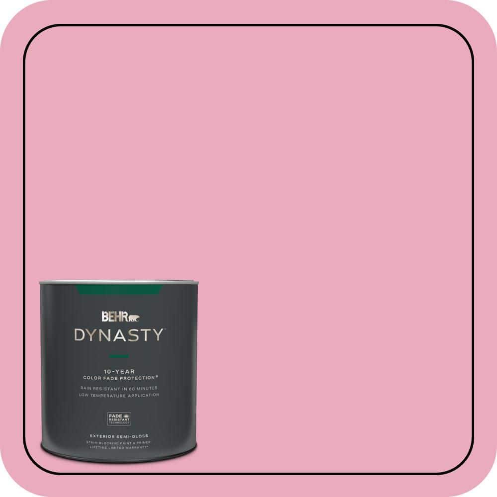 BEHR DYNASTY 1 qt. #T11-14 Kawaii Semi-Gloss Enamel Exterior Stain-Blocking Paint & Primer