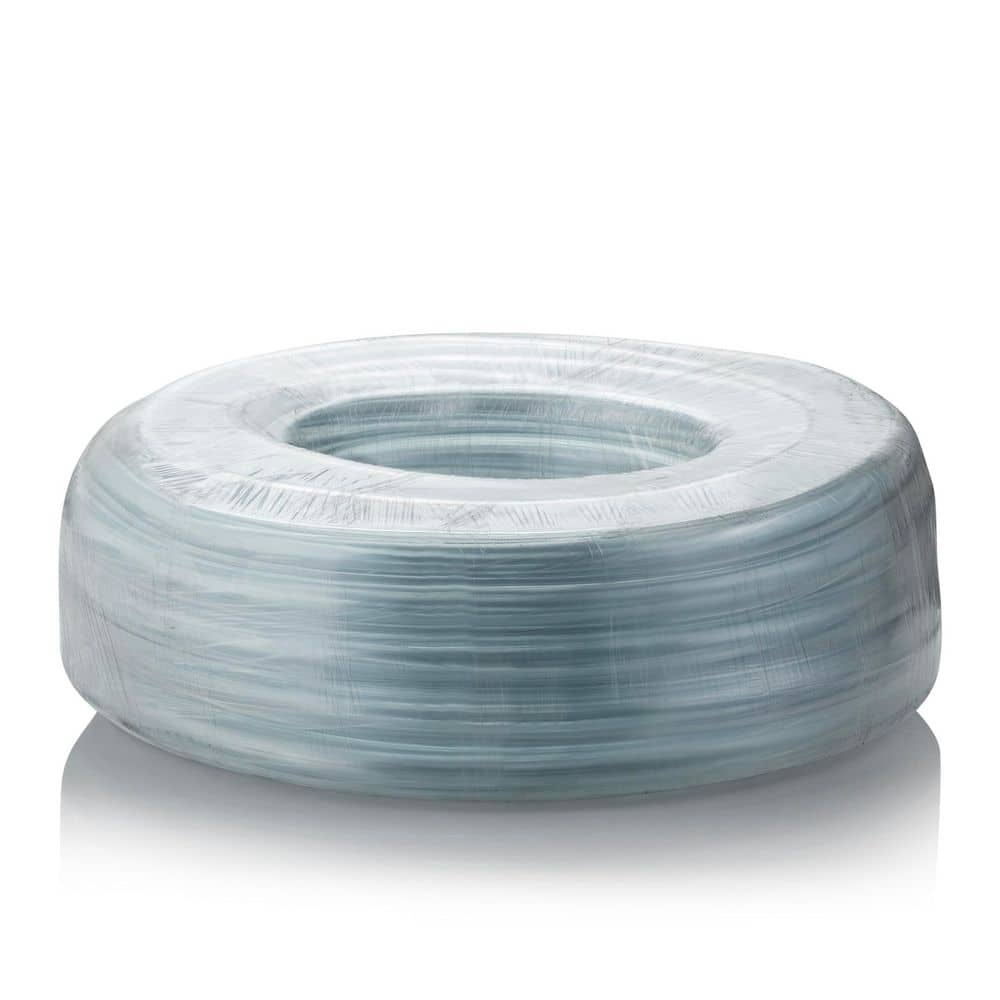 Alpine Corporation 5/8 in. I.D. x 3/4 in. O.D. x 100 ft. Multi-Use Clear Flexible Vinyl Tubing for Fountains, Aquariums, AC and More (2)