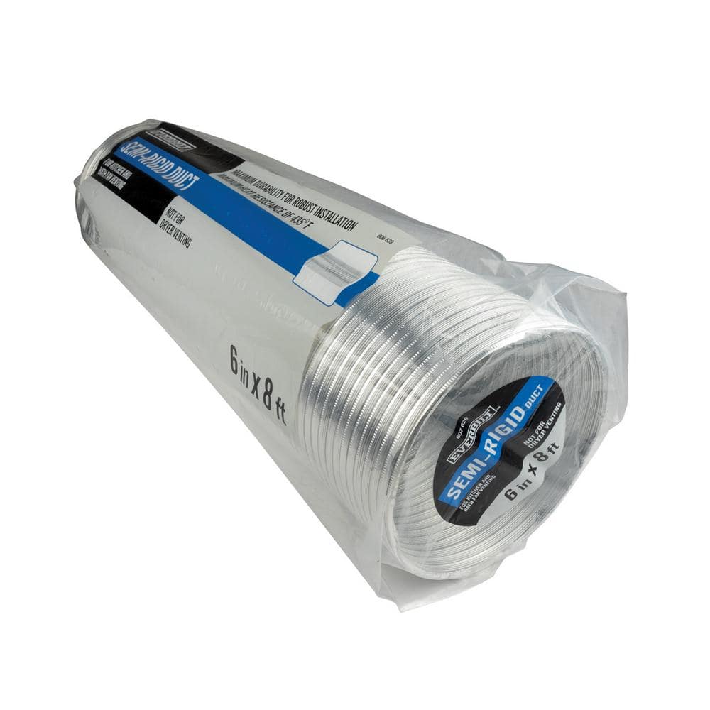 Everbilt 8 ft. Semi-Rigid Flexible Aluminum Duct (2)