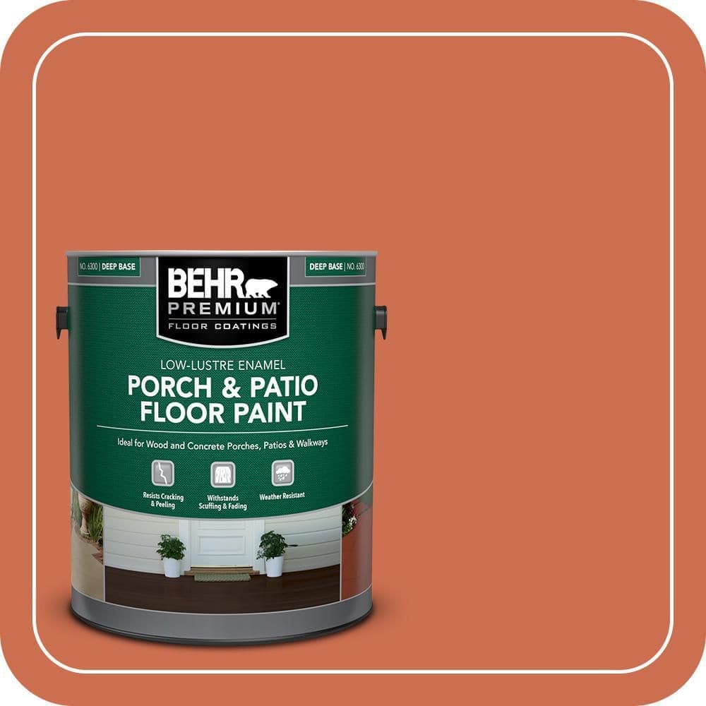 BEHR PREMIUM #M180-6 Low-Lustre Enamel Interior/Exterior Porch and Patio Floor Paint (1)