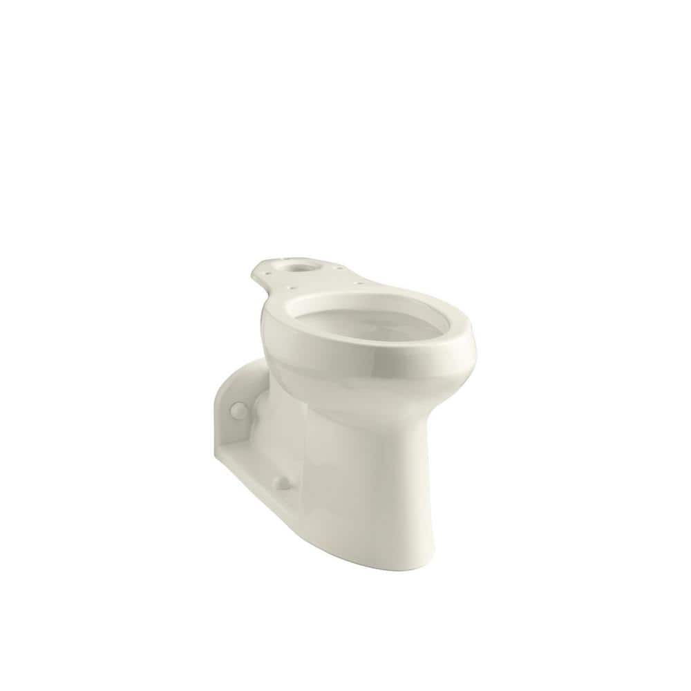 KOHLER Barrington Comfort Height 4 in. Rough-in Elongated Toilet Bowl Only in Biscuit