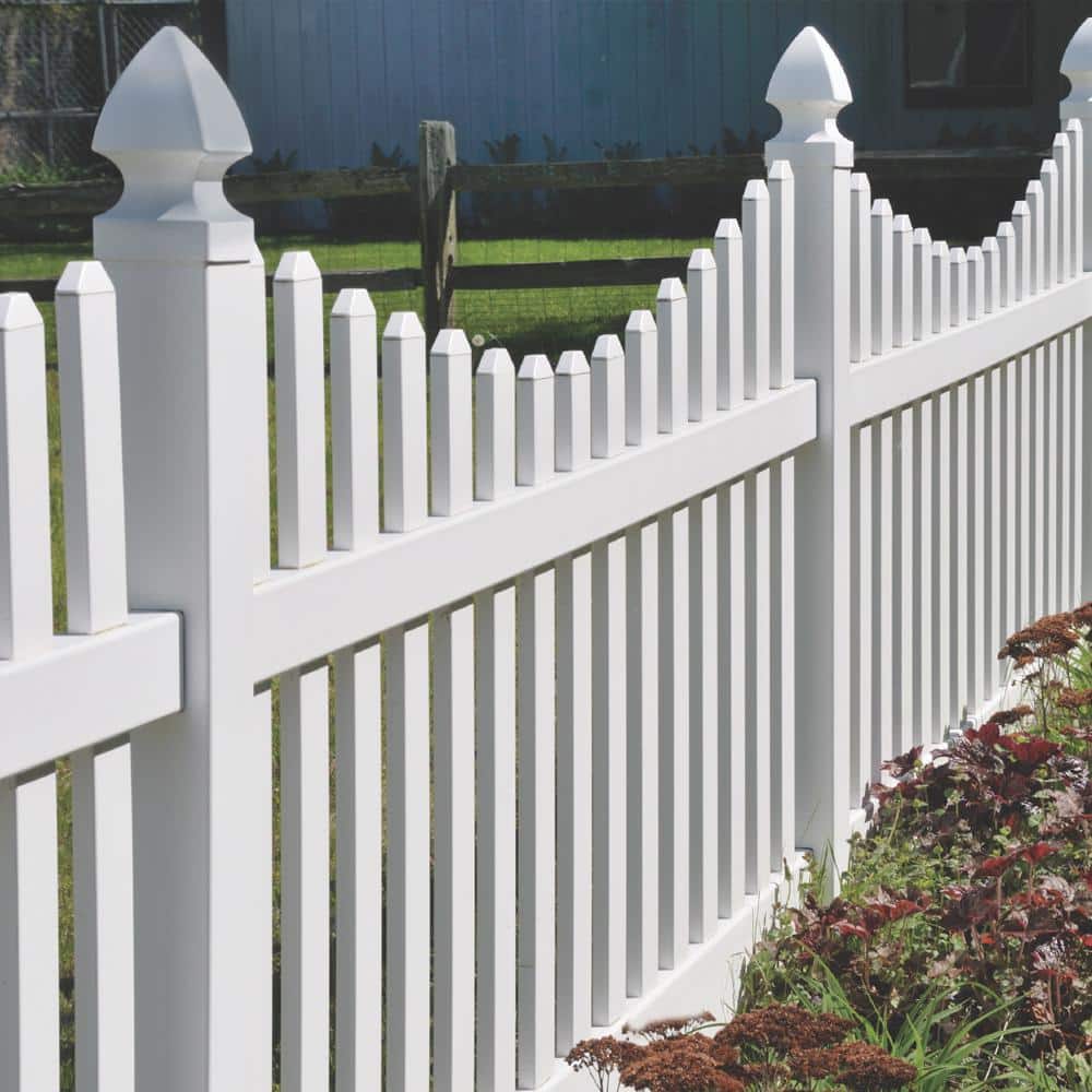 Fence Armor 6 in. L x 6 in. W x 1/4 ft. H White Fence Post Guard for Wood or Vinyl (2)