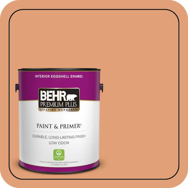 BEHR PREMIUM PLUS #M220-5 Roasted Seeds Enamel Low Odor & Primer (4)