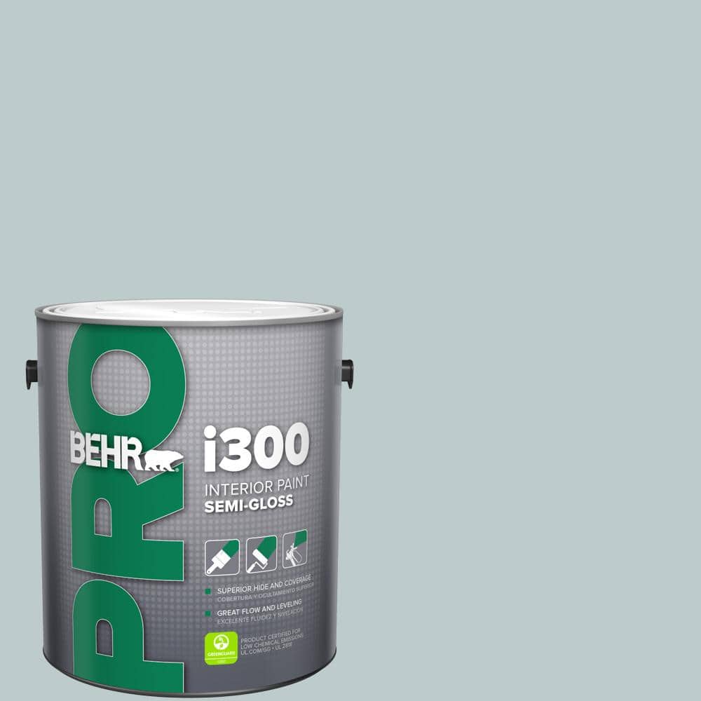 BEHR PRO 1 gal. #N440-2 Urban Raincoat Semi-Gloss Interior Paint