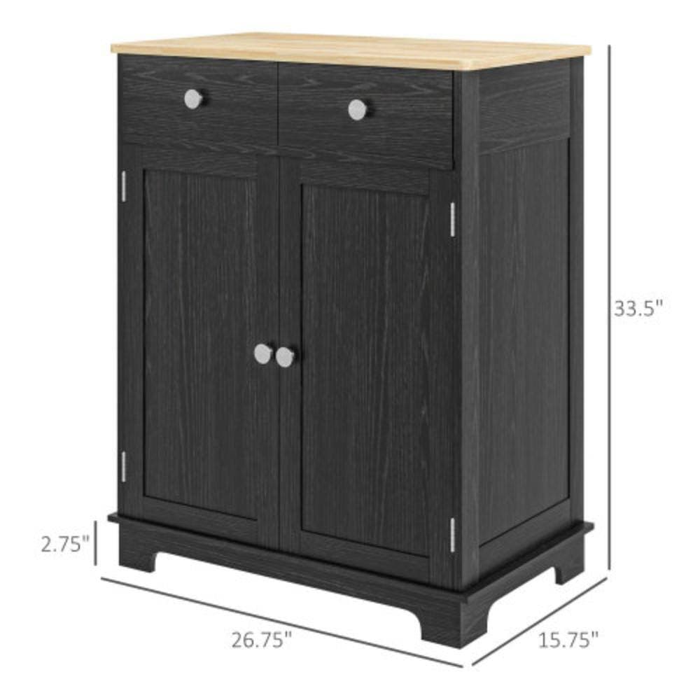 Unbranded 26.8 in. W x 15.8 in. D x 33.5 in. H Bathroom Black Linen Cabinet (2)