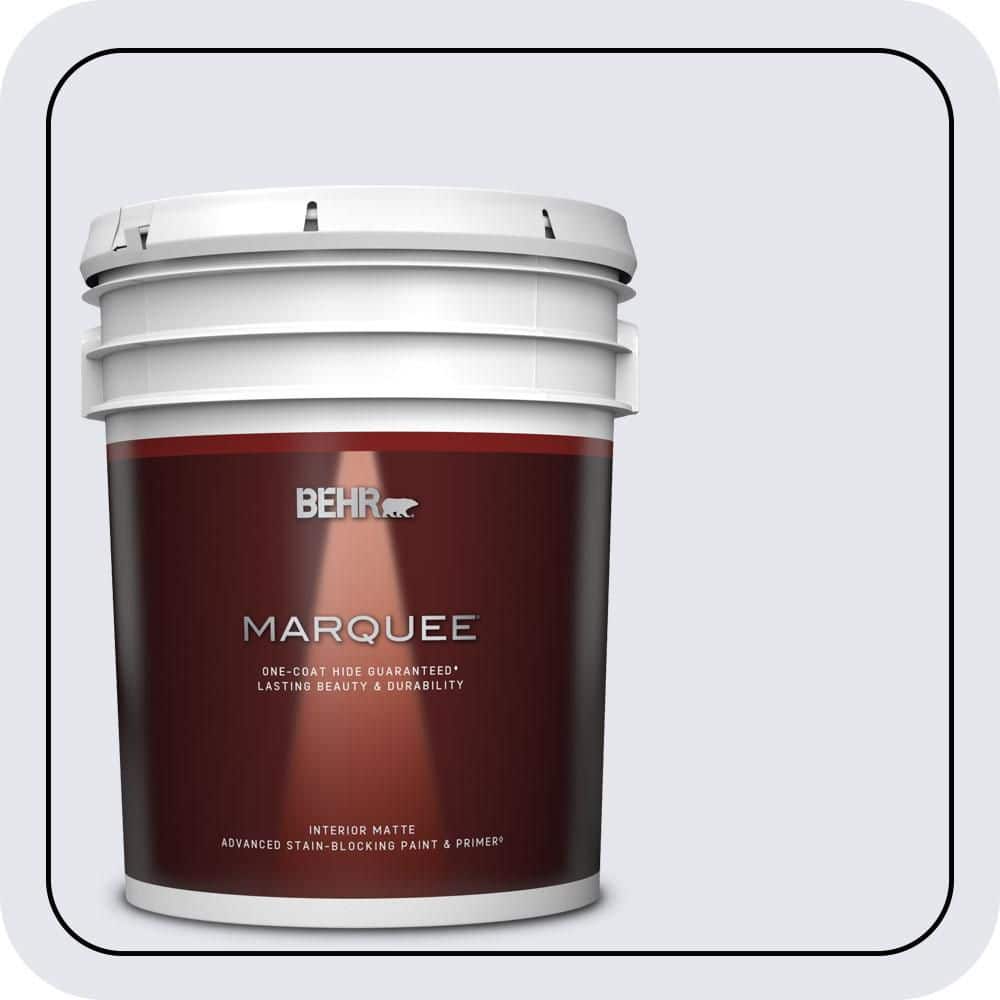 BEHR MARQUEE 5 gal. #620A-1 Graceful Matte Interior Paint & Primer