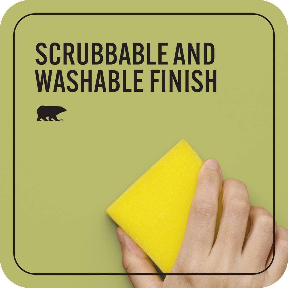 BEHR PREMIUM PLUS #P360-5 Citrus Peel Enamel & Primer Color Sample (2)