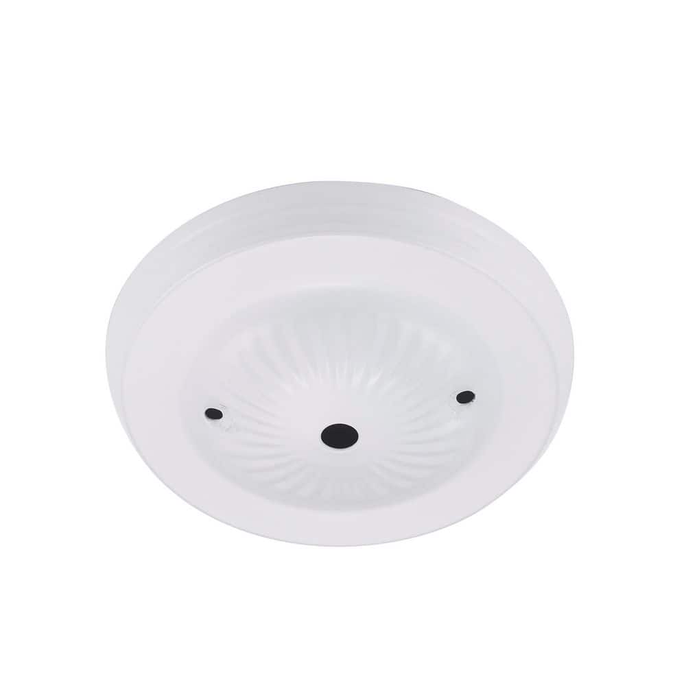 Bel Air Lighting 5 in. White Ceiling Canopy Kit for Hanging Light Fixtures (2)
