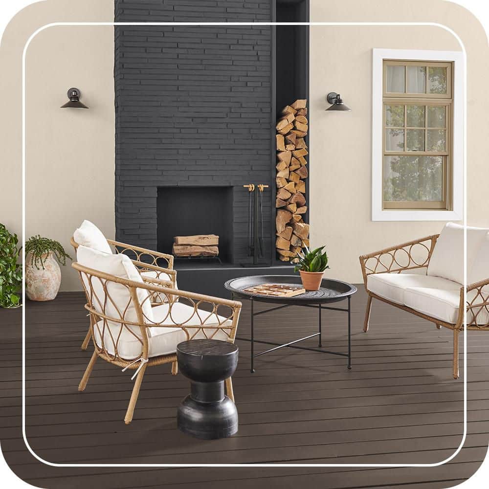 BEHR PREMIUM 1 qt. #N210-6 Swiss Brown Solid Color Waterproofing Exterior Wood Stain and Sealer (4)