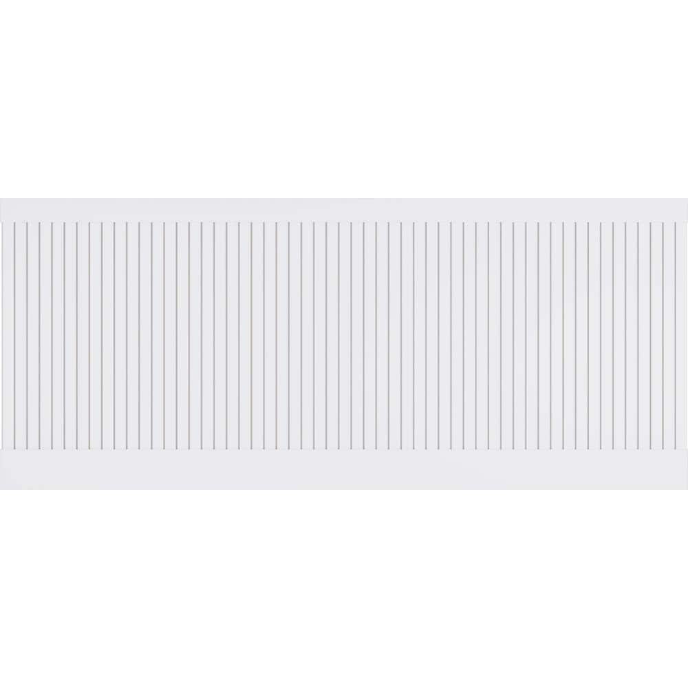 Ekena Millwork 40 in. H x 94-1/2 in. W 26.24 sq. ft. Beadboard PVC Wainscot Paneling Kit (2)