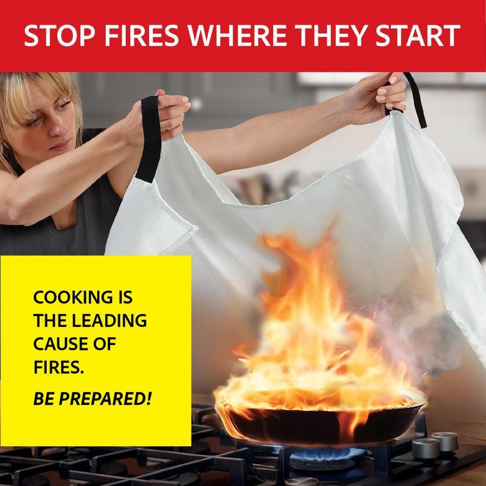 Klear Concepts 40 in. x 40 in. Fire Blanket (2)