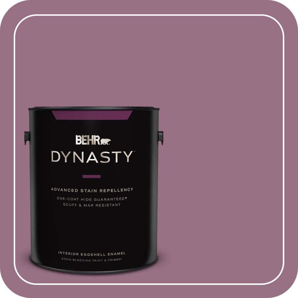 BEHR DYNASTY 1 gal. #690D-6 Meadow Flower Eggshell Enamel Interior Stain-Blocking Paint & Primer