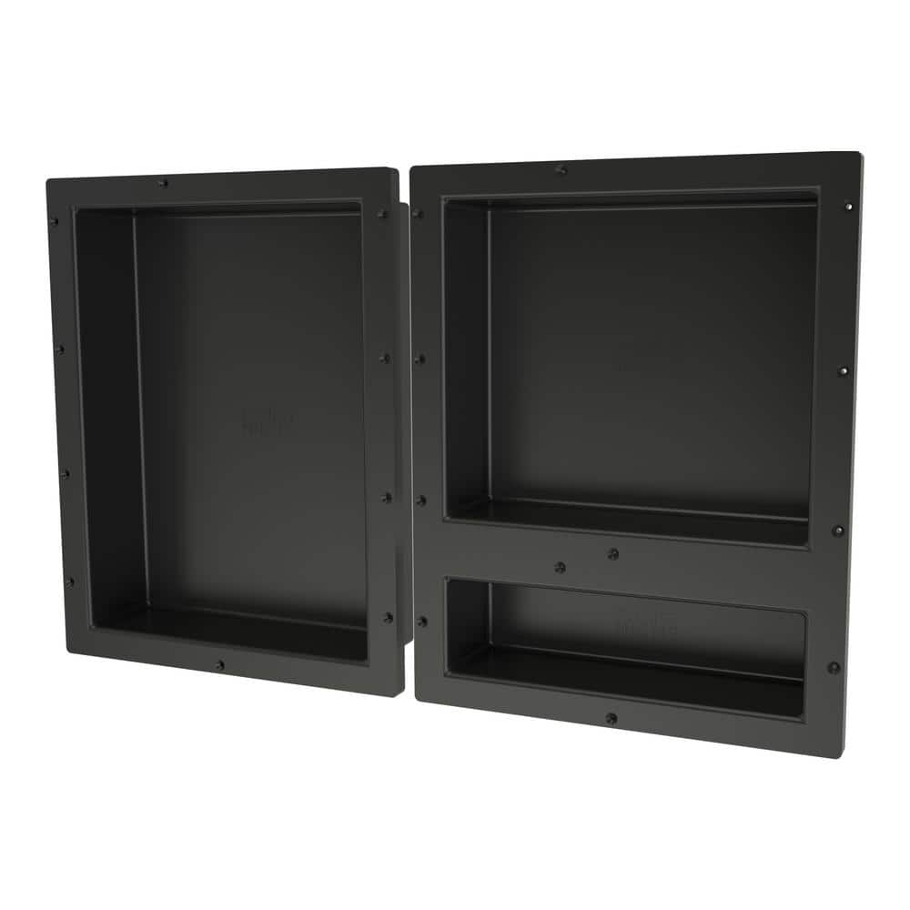 Tile Redi Redi Niche 32 in. W x 20 in. H x 4 in. D Shampoo - Soap Triple Niche Set (1)
