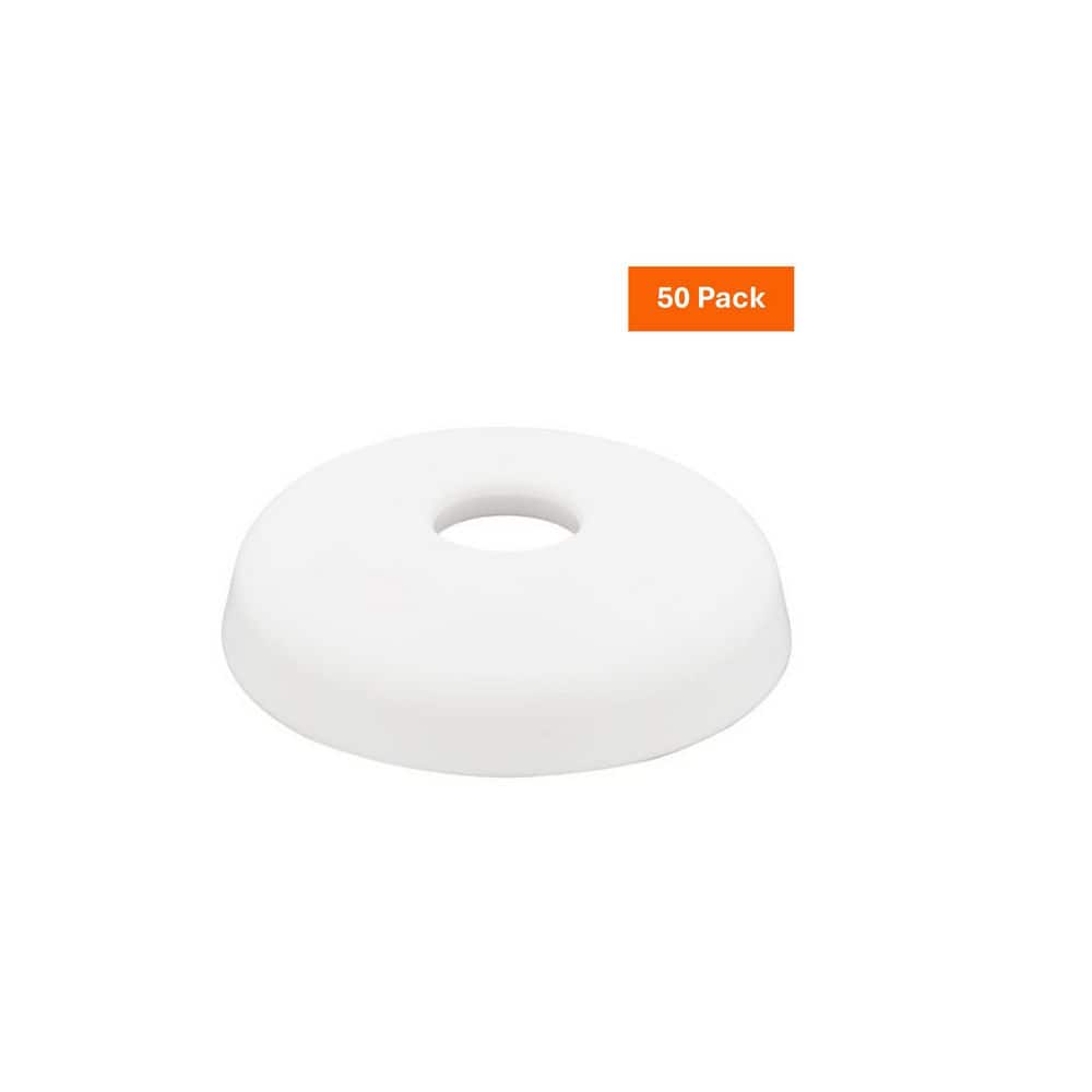 Viega PureFlow 1/2 in. Plastic Single Escutcheon (50-Pack) (1)