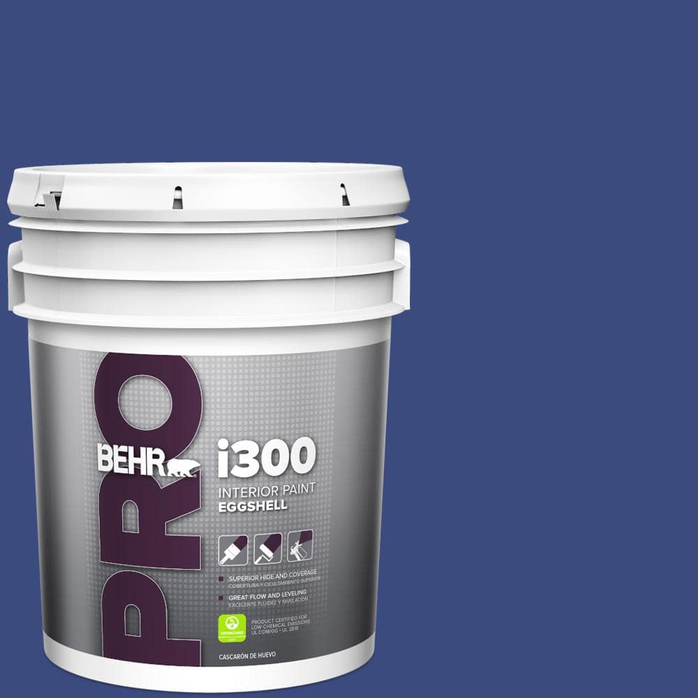 BEHR PRO 5 gal. #P530-7 Tanzanite Eggshell Interior Paint