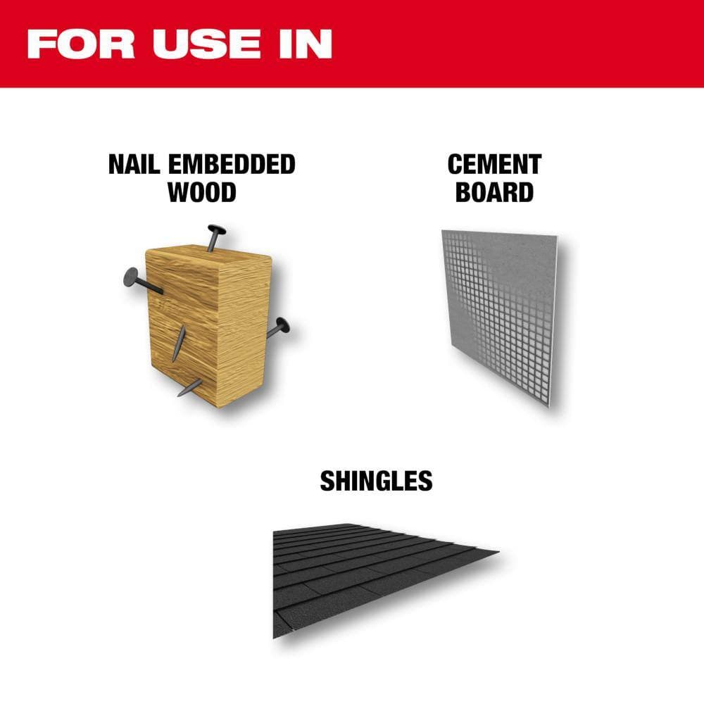 Milwaukee 9 in. 5 TPI AX Carbide Teeth Demo Nail Embedded Wood Cutting SAWZALL Reciprocating Saw Blade (2-Pack) (2)