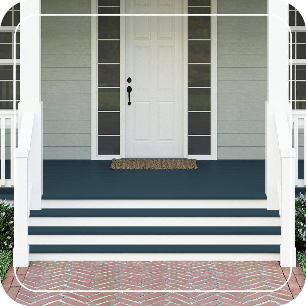 BEHR PREMIUM #HDC-CL-28 Textured Low-Lustre Enamel Interior/Exterior Porch and Patio Anti-Slip Floor Paint (2)