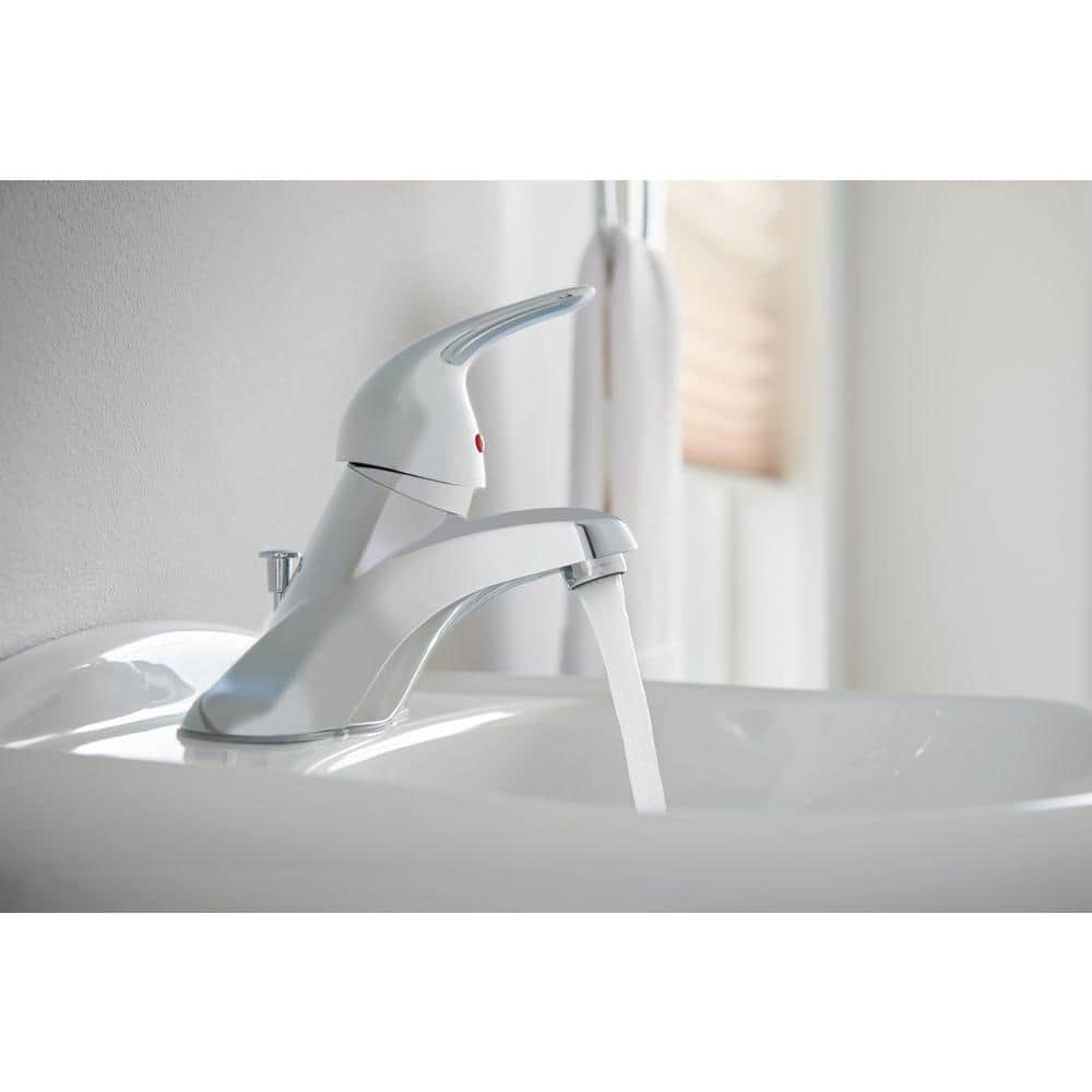MOEN Adler 4 in. Centerset Single Handle Low-Arc Bathroom Faucet in Chrome (3)