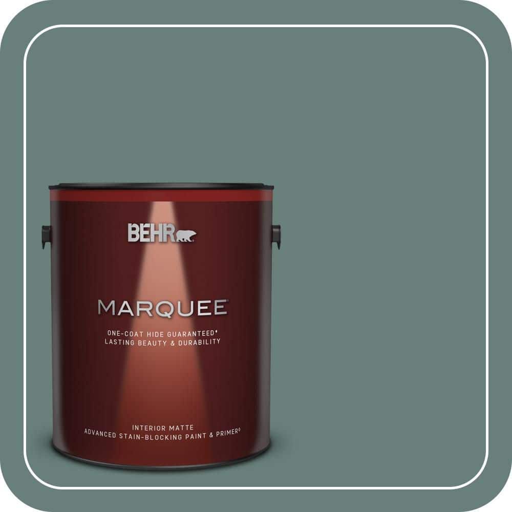 BEHR MARQUEE 1 gal. #N430-5 Aspen Valley One-Coat Hide Matte Interior Paint & Primer