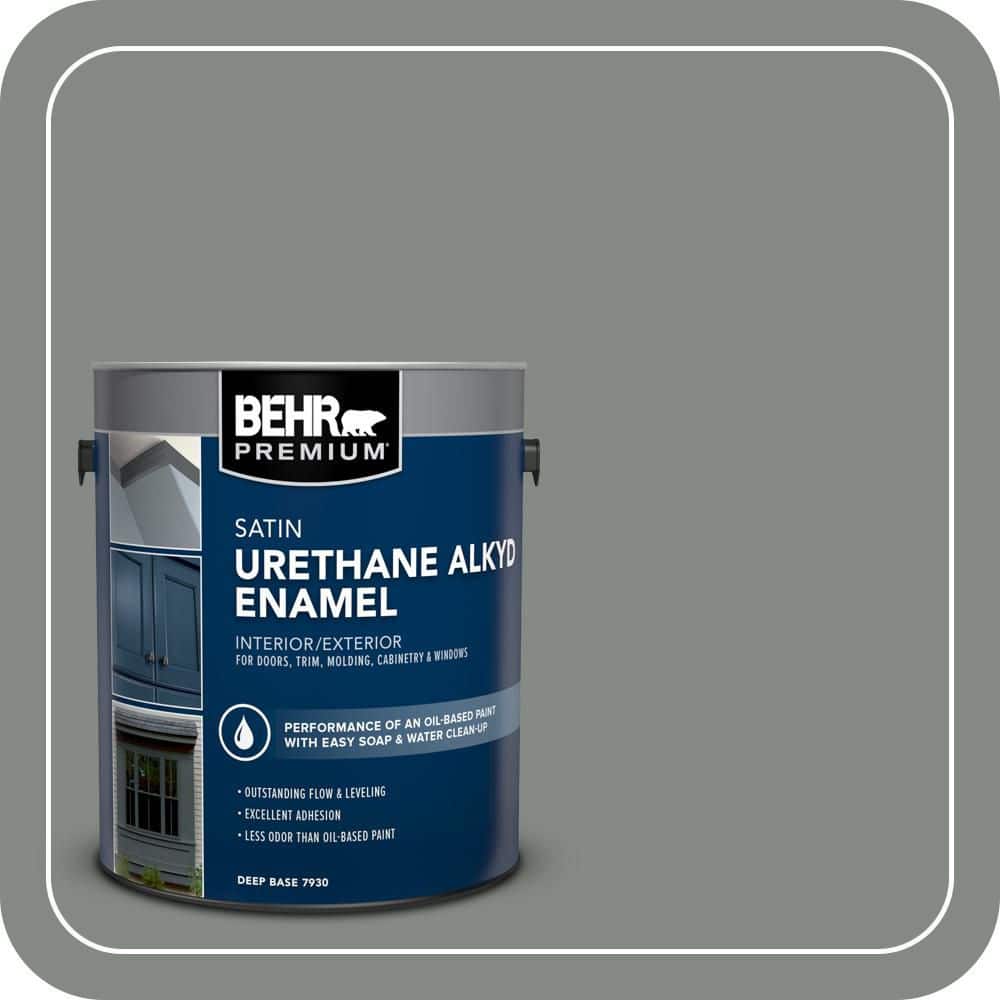 BEHR PREMIUM 1 gal. #710F-5 Valley Hills Urethane Alkyd Satin Enamel Interior/Exterior Paint