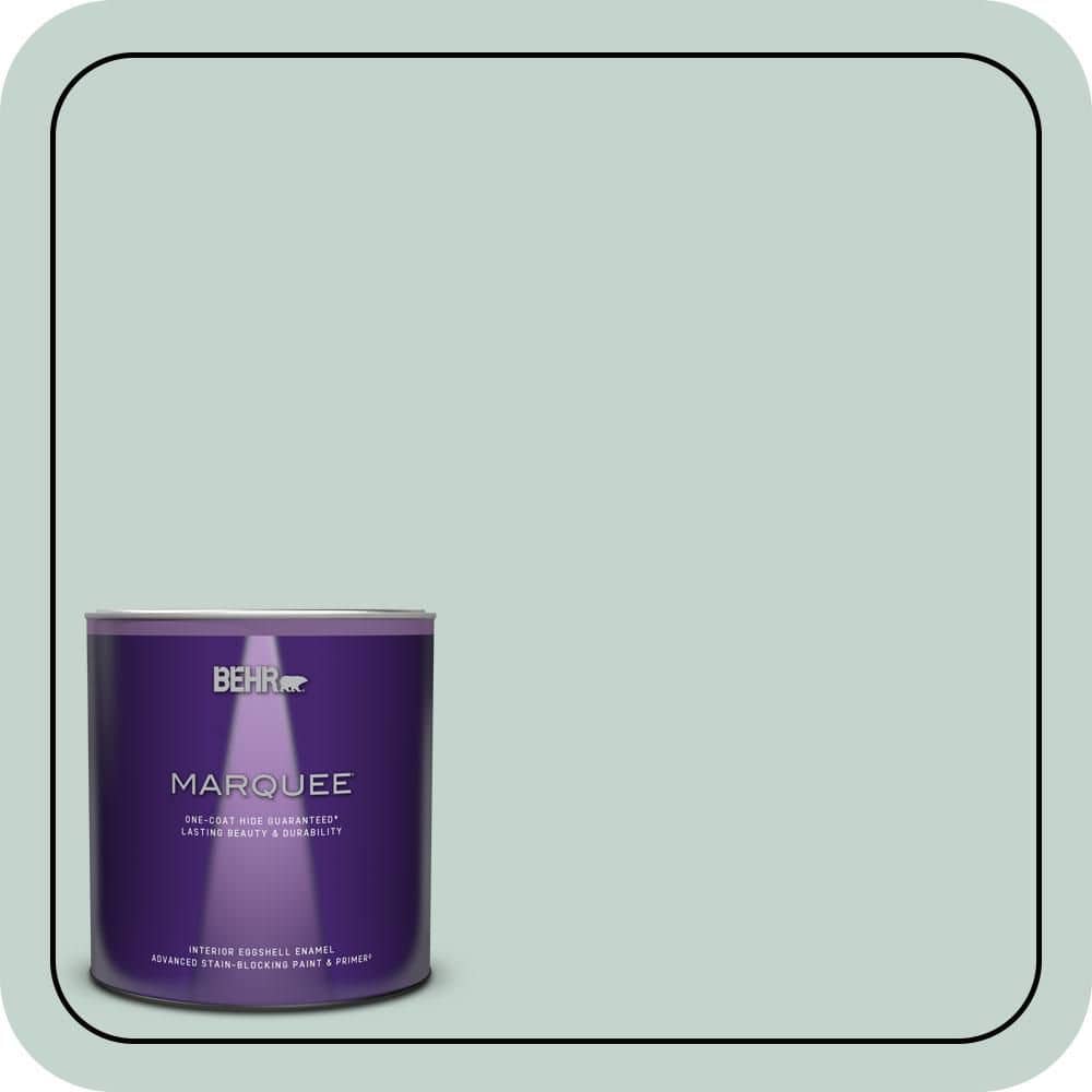 BEHR MARQUEE 1 qt. #N430-2 Natures Reflection Eggshell Enamel Interior Paint & Primer