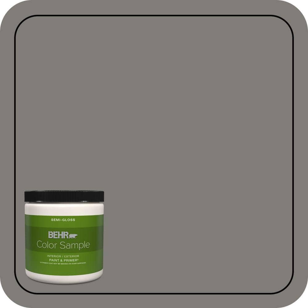 BEHR PREMIUM PLUS #PPU24-21 Greyhound Flat Low Odor & Primer (1)