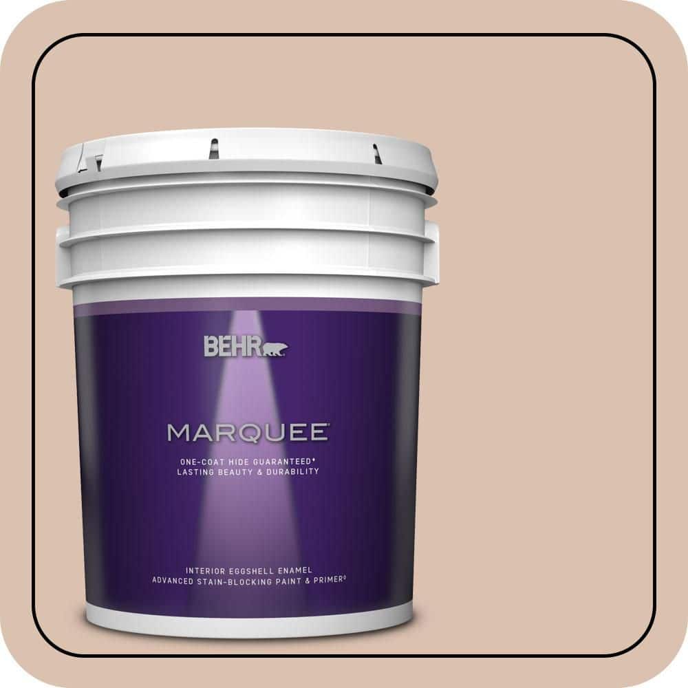 BEHR MARQUEE 5 gal. #S220-2 Artisan Tea Eggshell Enamel Interior Paint & Primer