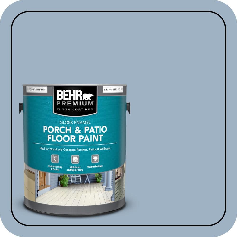 BEHR PREMIUM 1 gal. #S520-3 Perfect Landing Gloss Enamel Interior/Exterior Porch and Patio Floor Paint