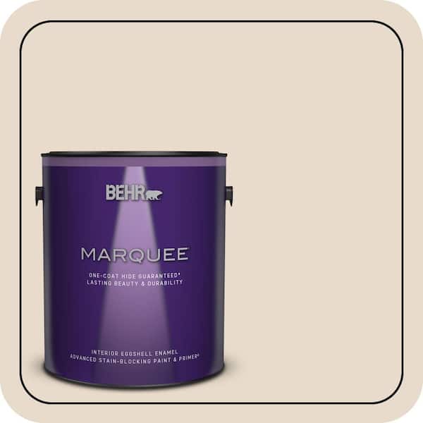 BEHR MARQUEE 1 gal. #T12-15 Serengeti Dust Eggshell Enamel Interior Paint & Primer (2)