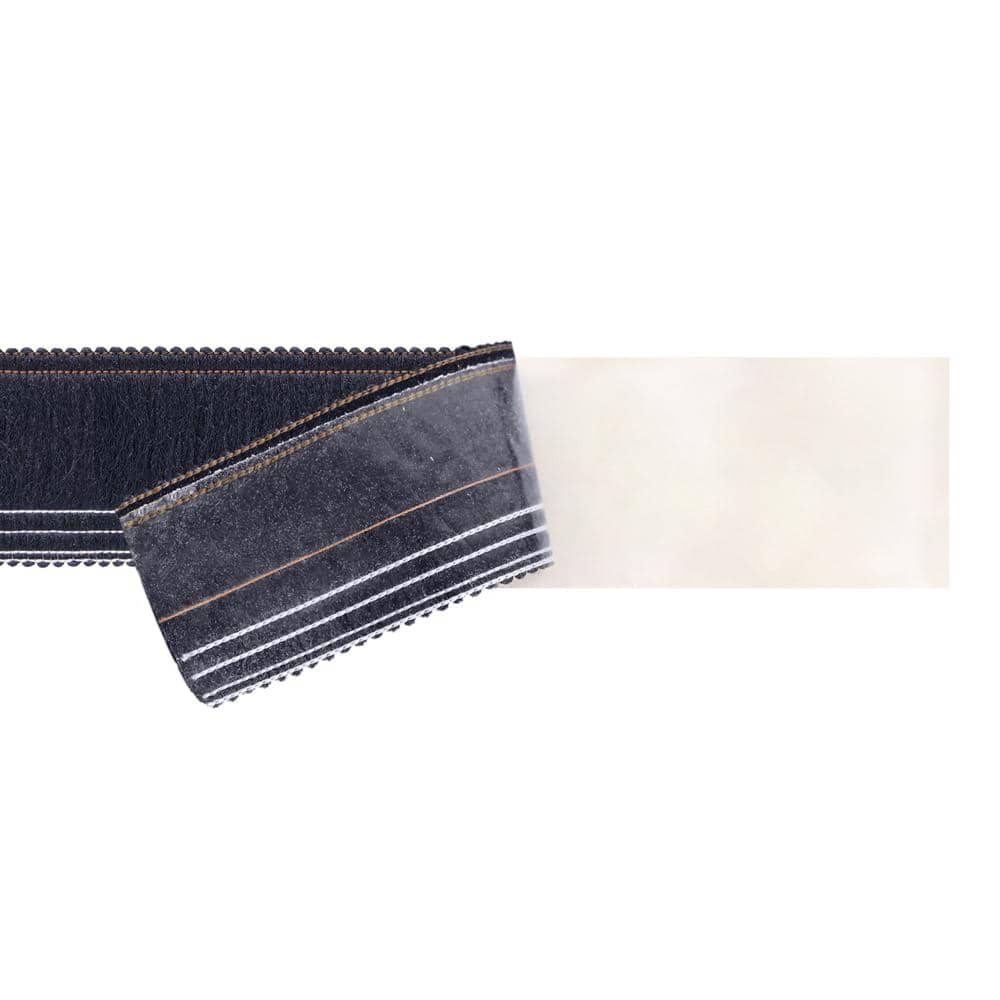 Unbranded Navy 1.5 in. x 30 in. Rug Runner Edge (3)