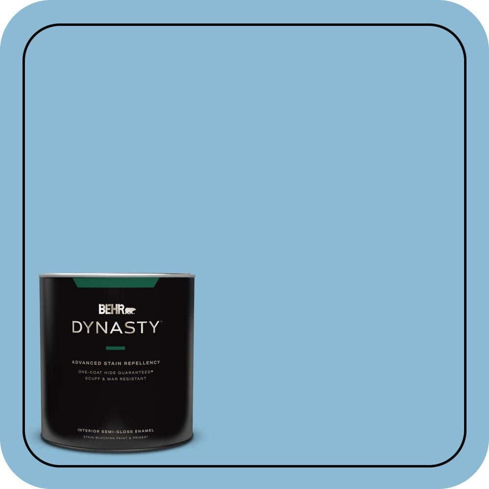 BEHR DYNASTY 1 qt. #MQ5-55 Simply Posh One-Coat Hide Semi-Gloss Enamel Interior Stain-Blocking Paint & Primer