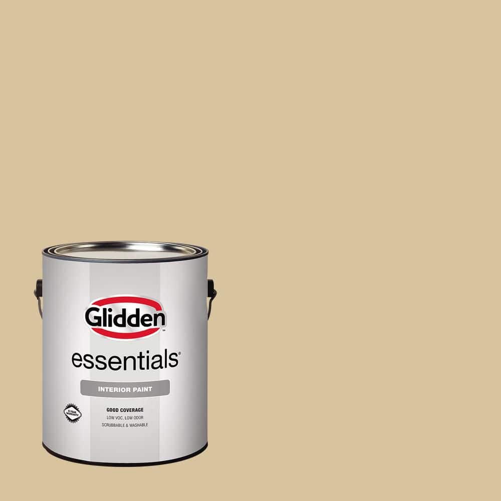 Glidden Essentials 1 gal. PPG1095-4 Golden Ecru Eggshell Interior Paint