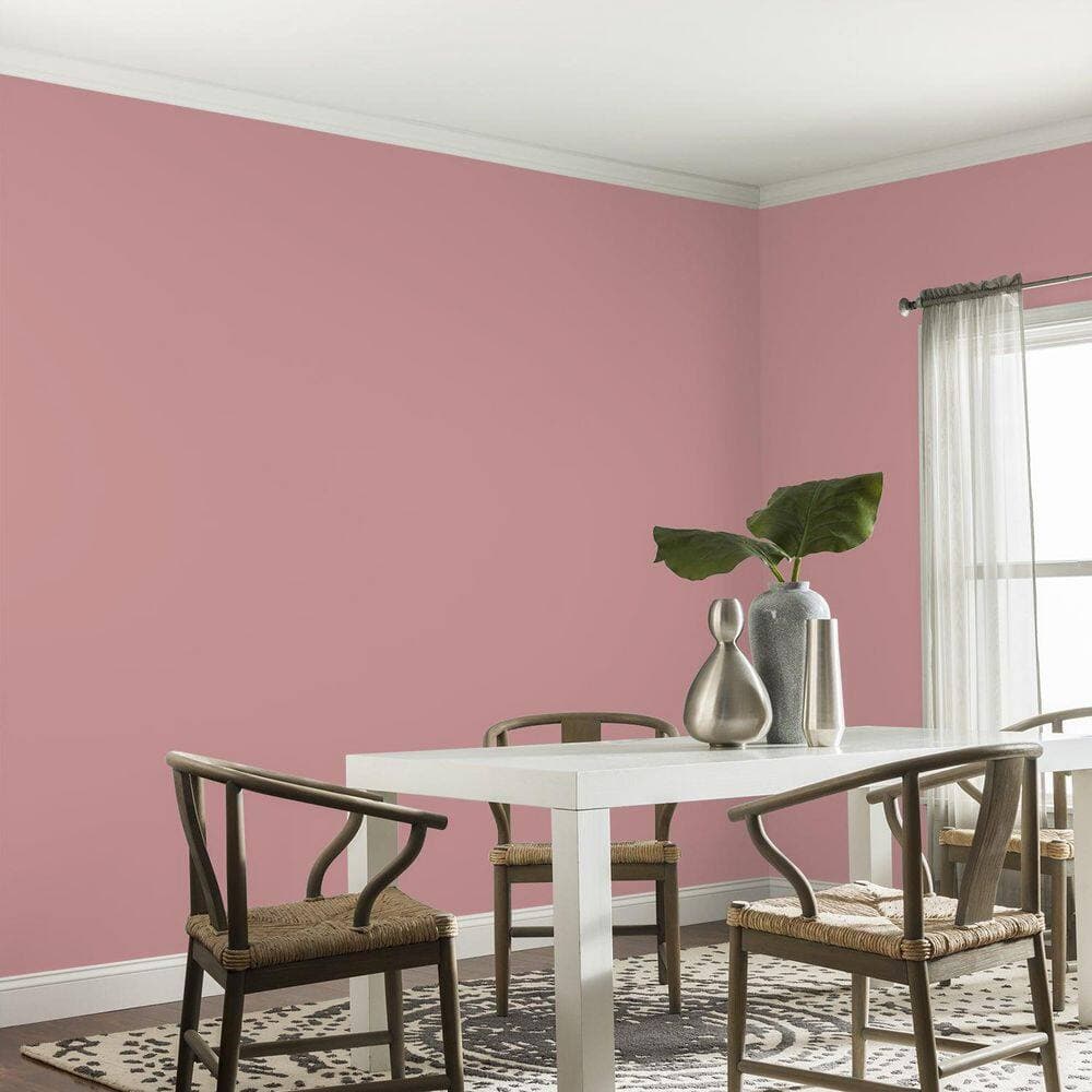 Glidden Ultra-Hide 1 gal. PPG1052-4 Floral Tapestry Eggshell Interior Paint (4)