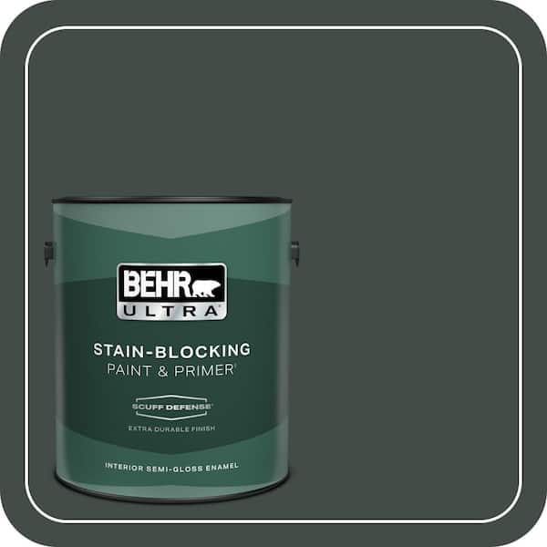 BEHR PREMIUM PLUS #HDC-CL-21 Sporting Green Enamel Low Odor & Primer (2)